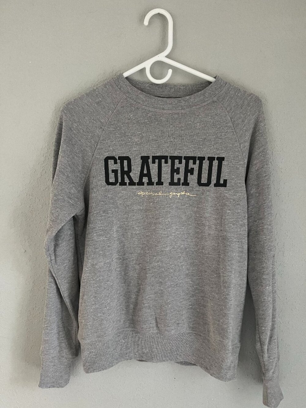 ✨🤍 Spiritual Gangster Grateful Sweatshirt | XS
